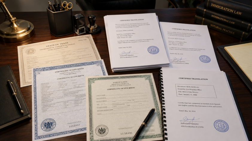 Requirements for the Translation of Birth Certificates for Use in Panama